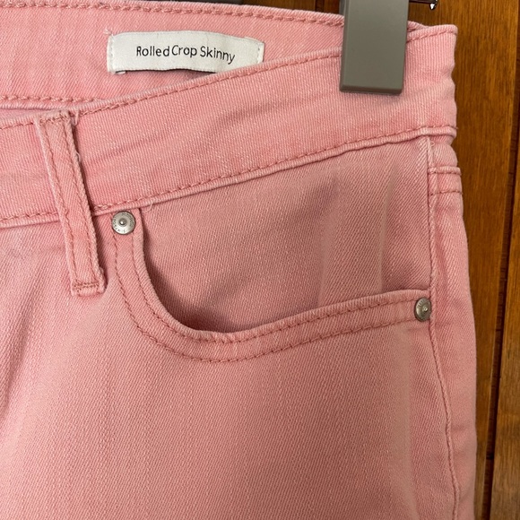 “Jessica Simpson” Ladies Lt. Pink Rolled Skinny, With Pockets, Size 6 (28 waist) - Picture 9 of 9